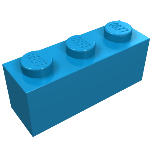 Part 3622 - Brick 1 x 3 - De BrickPlaats