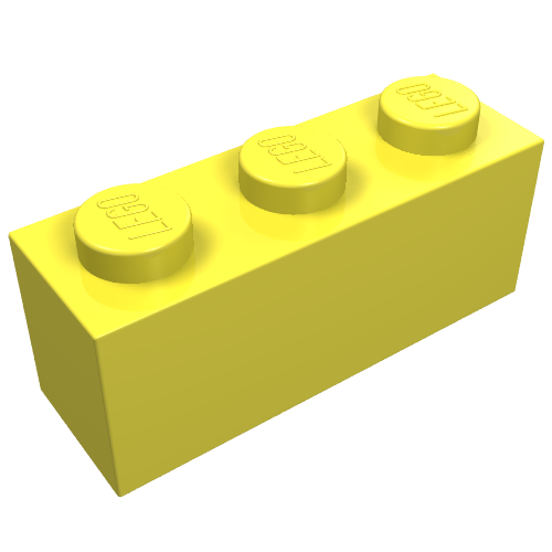 Part 3622 - Brick 1 x 3 - De BrickPlaats