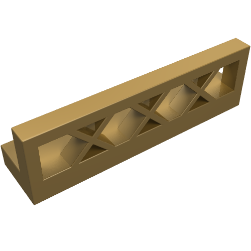 Part 3633 - Fence 1 x 4 x 1 Lattice - De BrickPlaats