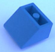 Part 3660old - Slope, Inverted 45 2 x 2 with Solid Round Bottom Tube - De BrickPlaats