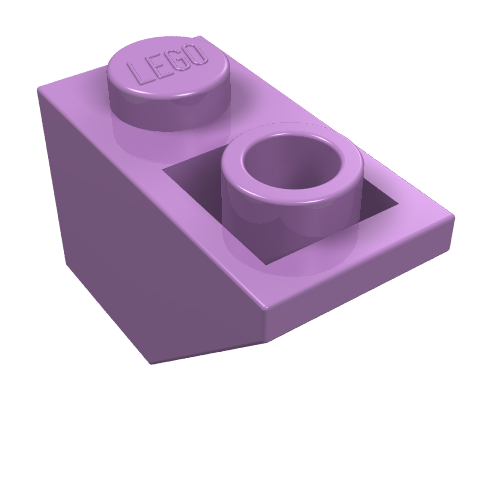 Part 3665 - Slope, Inverted 45 2 x 1 - De BrickPlaats