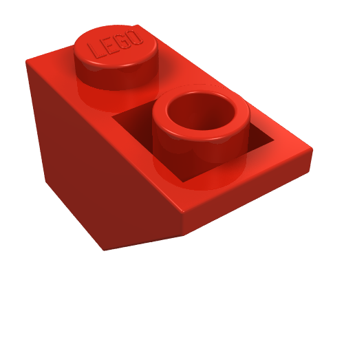 Part 3665 - Slope, Inverted 45 2 x 1 - De BrickPlaats