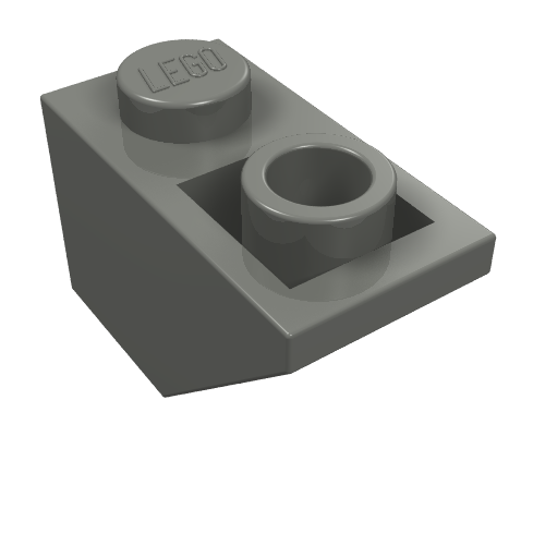 Part 3665 - Slope, Inverted 45 2 x 1 - De BrickPlaats