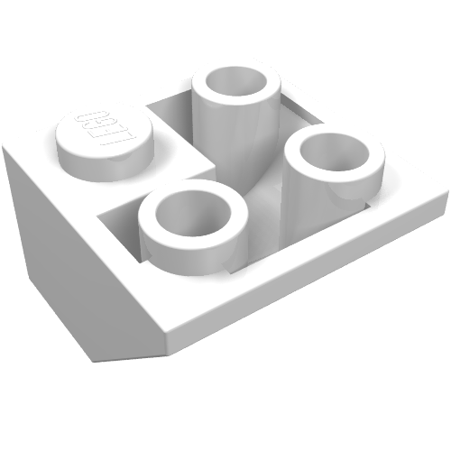 Part 3676 - Slope, Inverted 45 2 x 2 Double Convex - De BrickPlaats