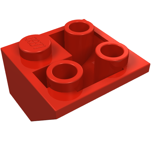 Part 3676 - Slope, Inverted 45 2 x 2 Double Convex - De BrickPlaats