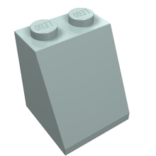 Part 3678b - Slope 65 2 x 2 x 2 with Bottom Tube - De BrickPlaats