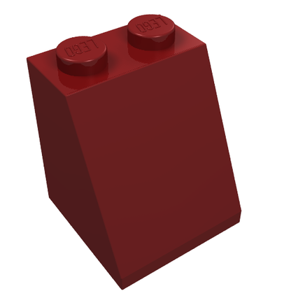 Part 3678b - Slope 65 2 x 2 x 2 with Bottom Tube - De BrickPlaats