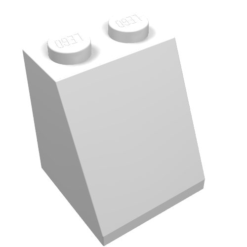 Part 3678b - Slope 65 2 x 2 x 2 with Bottom Tube - De BrickPlaats