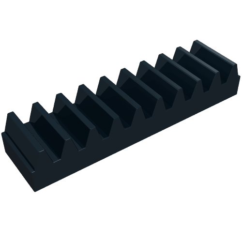 Part 3743 - Technic, Gear Rack 1 x 4 - De BrickPlaats