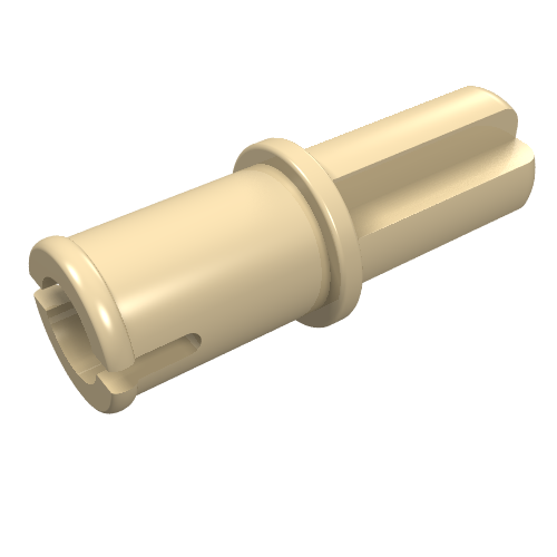 Part 3749 - Technic, Axle 1L with Pin without Friction Ridges - De BrickPlaats