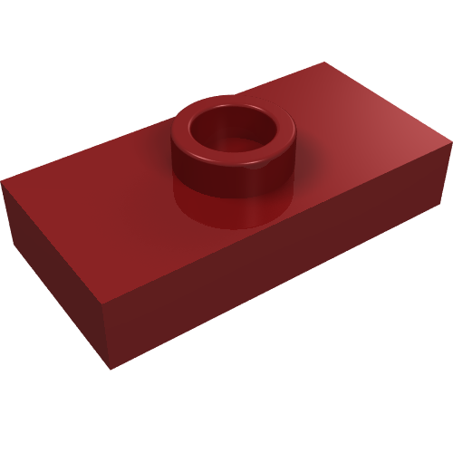 Part 3794a - Plate, Modified 1 x 2 with 1 Stud without Groove (Jumper) - De BrickPlaats