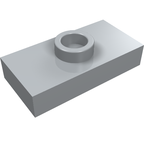 Part 3794a - Plate, Modified 1 x 2 with 1 Stud without Groove (Jumper) - De BrickPlaats