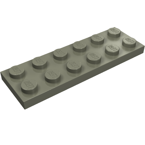 Part 3795 - Plate 2 x 6 - De BrickPlaats