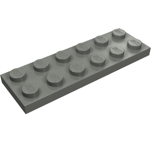 Part 3795 - Plate 2 x 6 - De BrickPlaats