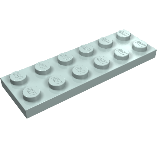 Part 3795 - Plate 2 x 6 - De BrickPlaats