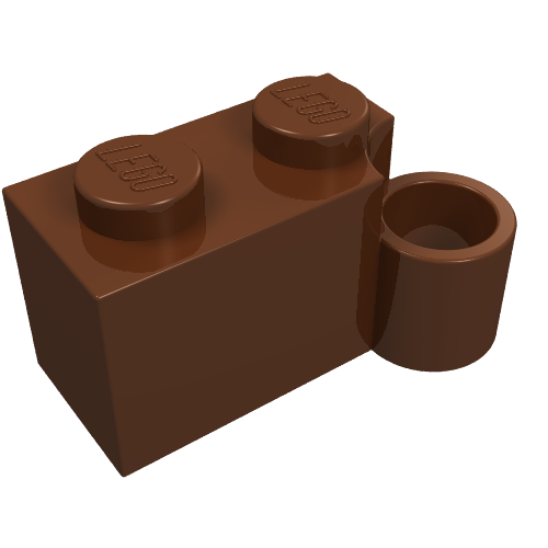 Part 3831 - Hinge Brick 1 x 4 Swivel Base - De BrickPlaats