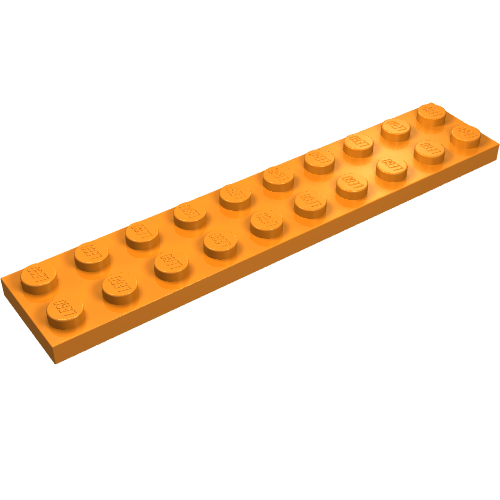 Part 3832 - Plate 2 x 10 - De BrickPlaats