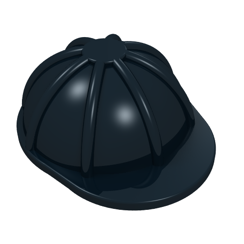 Part 3833 - Minifigure, Headgear Helmet Construction - De BrickPlaats