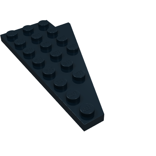 Part 3933 - Wedge, Plate 8 x 4 Wing Left - De BrickPlaats