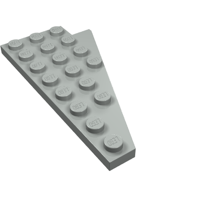 Part 3933 - Wedge, Plate 8 x 4 Wing Left - De BrickPlaats