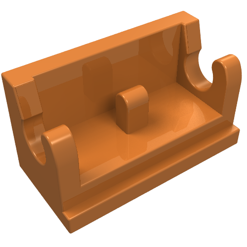 Part 3937 - Hinge Brick 1 x 2 Base - De BrickPlaats