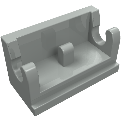 Part 3937 - Hinge Brick 1 x 2 Base - De BrickPlaats