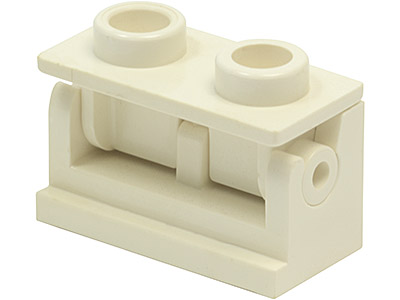 Part 3937c01 - Hinge Brick 1 x 2 with (Same Color) Top Plate (3937 / 3938) - De BrickPlaats