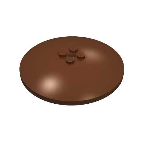Part 3961 - Dish 8 x 8 Inverted (Radar) - Solid Studs - De BrickPlaats