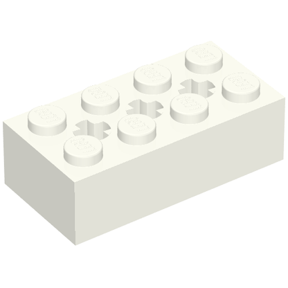 Part 39789 - Technic, Brick 2 x 4 with 3 Axle Holes - De BrickPlaats