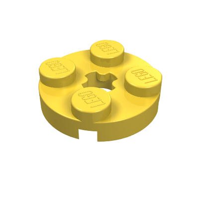 Part 4032 - Plate, Round 2 x 2 with Axle Hole - De BrickPlaats