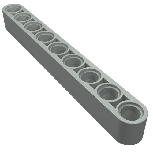 Part 40490 - Technic, Liftarm Thick 1 x 9 - De BrickPlaats