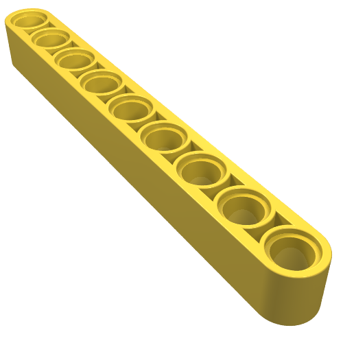 Part 40490 - Technic, Liftarm Thick 1 x 9 - De BrickPlaats