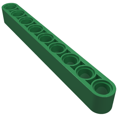 Part 40490 - Technic, Liftarm Thick 1 x 9 - De BrickPlaats