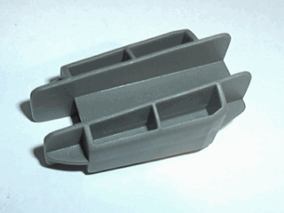 Part 40607 - Rubber Band / Belt Holder 6 x 3 x 3 - De BrickPlaats