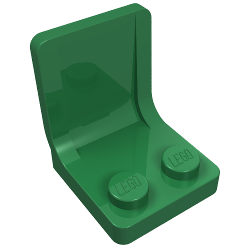 Part 4079 - Minifigure, Utensil Seat / Chair 2 x 2 - De BrickPlaats