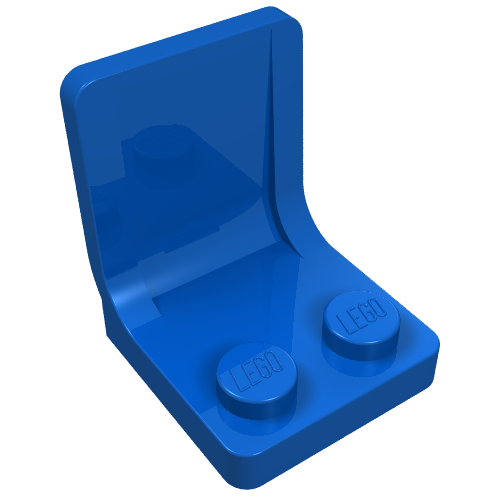 Part 4079 - Minifigure, Utensil Seat / Chair 2 x 2 - De BrickPlaats