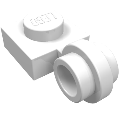 Part 4081a - Plate, Modified 1 x 1 with Light Attachment - Thin Ring - De BrickPlaats