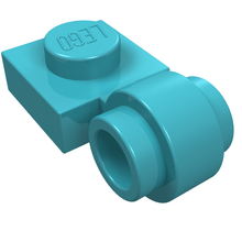 Part 4081b - Plate, Modified 1 x 1 with Light Attachment - Thick Ring - De BrickPlaats