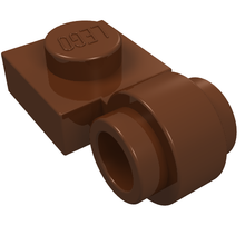 Part 4081b - Plate, Modified 1 x 1 with Light Attachment - Thick Ring - De BrickPlaats