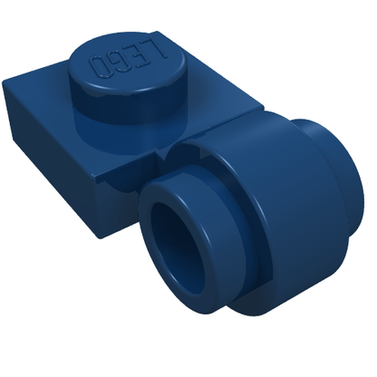 Part 4081b - Plate, Modified 1 x 1 with Light Attachment - Thick Ring - De BrickPlaats