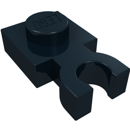 Part 4085c - Plate, Modified 1 x 1 with U Clip Thick (Vertical Grip) - De BrickPlaats