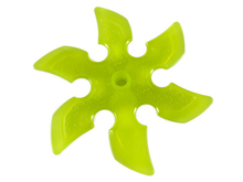 Part 41125 - Technic Circular Saw Blade with Pin Hole and Six Teeth (Large Shuriken) - De BrickPlaats