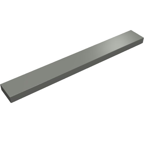 Part 4162 - Tile 1 x 8 - De BrickPlaats