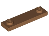 Part 41740 - Plate, Modified 1 x 4 with 2 Studs with Groove - De BrickPlaats