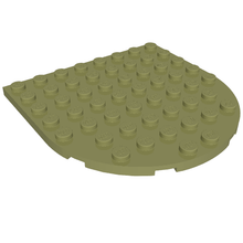 Part 41948 - Plate, Round 8 x 8 Rounded End - De BrickPlaats