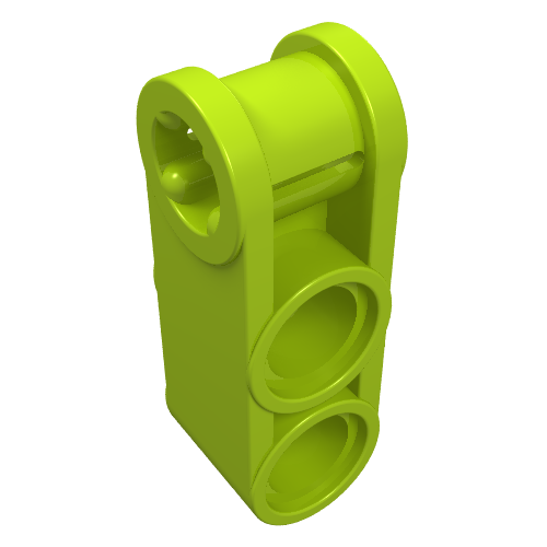 Part 42003 - Technic, Axle and Pin Connector Perpendicular 3L with 2 Pin Holes - De BrickPlaats
