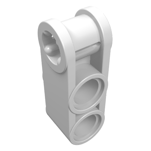 Part 42003 - Technic, Axle and Pin Connector Perpendicular 3L with 2 Pin Holes - De BrickPlaats
