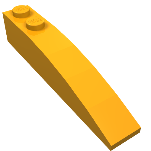 Part 42022 - Slope, Curved 6 x 1 - De BrickPlaats