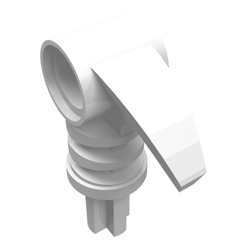 Part 42074 - Bionicle 2 x 3 Axle Connector with Tooth - De BrickPlaats