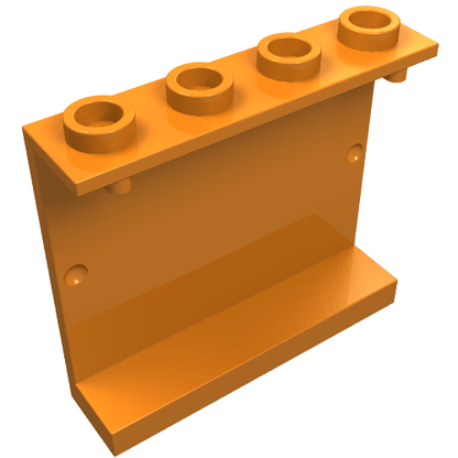 Part 4215b - Panel 1 x 4 x 3 - Hollow Studs - De BrickPlaats